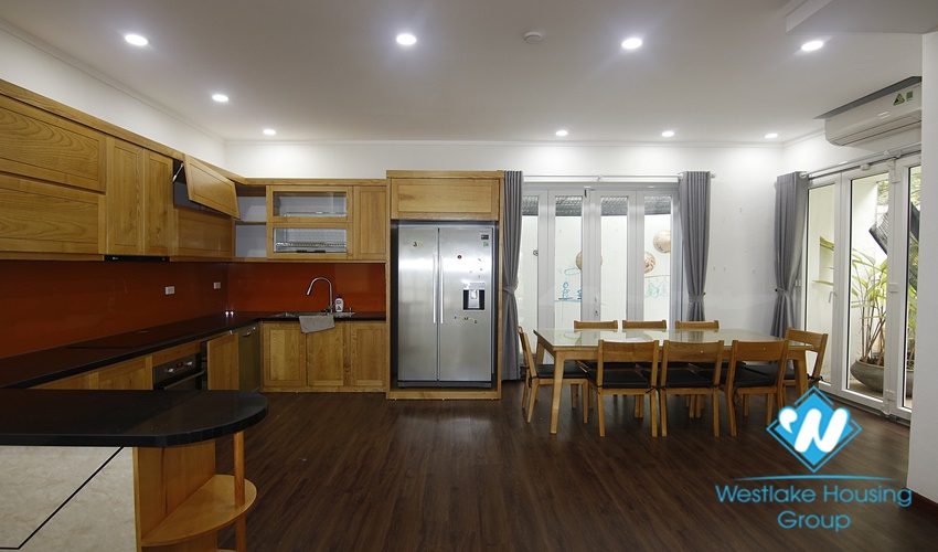 Charming villa with green garden for rent in Ciputra, Tay Ho, Hanoi